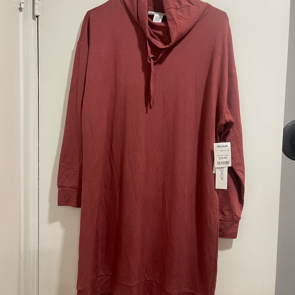 Workshop Republic Clothing Red Long Sleeve Dress